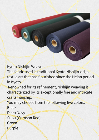 Genuine Pure Gold Embroidered Frame “Nishiki” （deposit）
